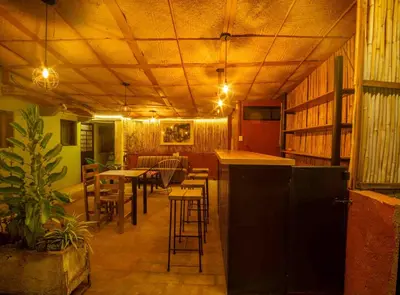 Un restaurante o sitio para comer en Yellow flat-estudio Oaxaca Centro
