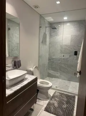 Un baño de Depto High Park Sur