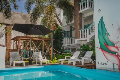Piscina en o cerca de Hotel Costa 55 Puerto Escondido