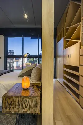 Cama o camas de una habitación en HERMOSO Departamento Boutique en Centro de Puebla