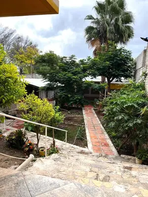Jardín al aire libre en Departamento 3Hab 7min del Centro