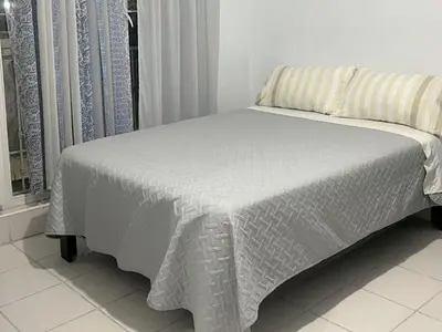 Cama o camas de una habitación en Departamento 3Hab 7min del Centro