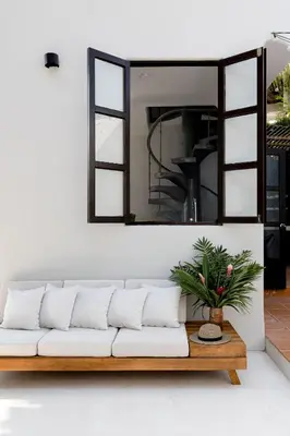 Zona de estar de Casa Nopal-Private Pool, Chic, Steps from Beach