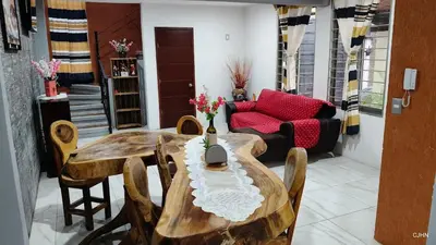 Zona de estar de Departamento bonito en Santiago Etla