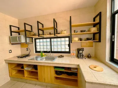 Una cocina o zona de cocina en Huaxyacac