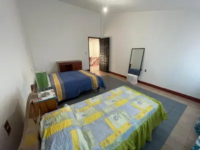 Cama o camas de una habitación en Casa Nana , amplia y tranquila