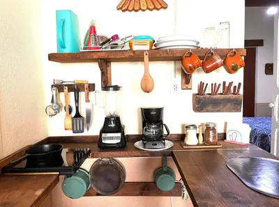 Una cocina o zona de cocina en La Casita de Juana Pancha