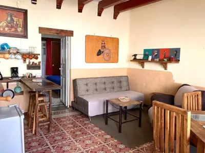 Zona de estar de La Casita de Juana Pancha