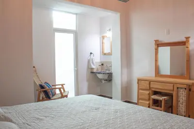 Cama o camas de una habitación en Los Temazcales de Xochitepec