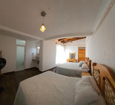 Cama o camas de una habitación en Los Temazcales de Xochitepec
