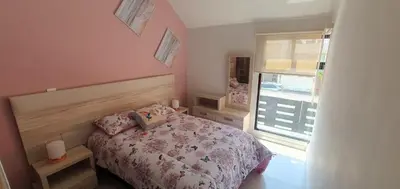 Cama o camas de una habitación en Casa las hadas