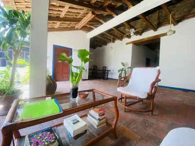 Zona de estar de Casa Cristal Habitación Andromeda