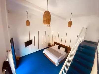 Cama o camas de una habitación en Casa Cristal Habitación Andromeda