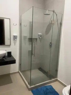 Un baño de Casa privada con alberca en Real de Oaxtepec