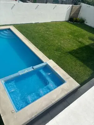 Piscina en o cerca de Casa privada con alberca en Real de Oaxtepec