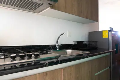 Una cocina o zona de cocina en Your Perfect Getaway in Acapulco