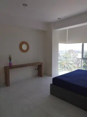 Cama o camas de una habitación en Apartamento de lujo Col La Paz 101