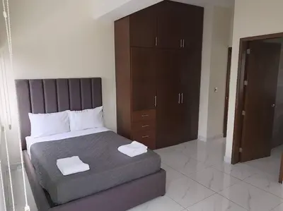 Cama o camas de una habitación en Apartamento de lujo Col La Paz 101