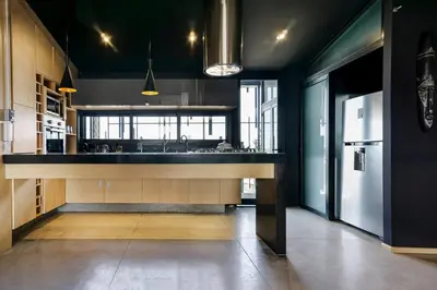 Una cocina o zona de cocina en Lujoso APARTAMENTO en Centro de Puebla
