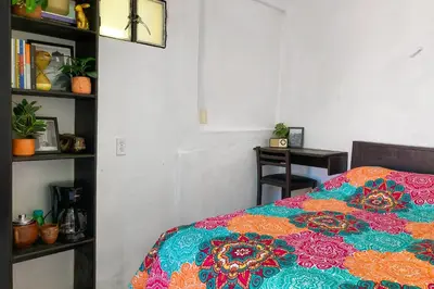 Cama o camas de una habitación en Habitación acogedora