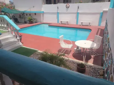 Piscina en o cerca de Tranquilo y cómodo Bungalow