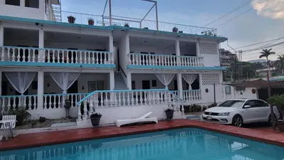 Piscina en o cerca de Tranquilo y cómodo Bungalow