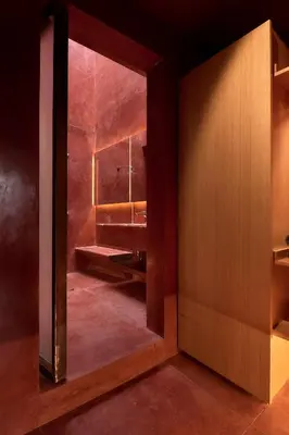 Un baño de Casa Alta Vista Terraza diseno ubicacion AC