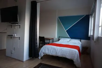 Cama o camas de una habitación en Cozy apartment in Col del Valle