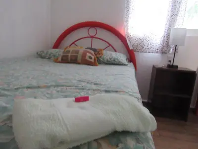 Cama o camas de una habitación en La bamba surf house