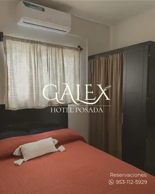 Cama o camas de una habitación en Galex Hotel Posada