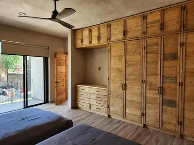 Cama o camas de una habitación en ACOGEDORA CASa EN MALINALCO