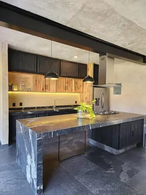 Una cocina o zona de cocina en ACOGEDORA CASa EN MALINALCO