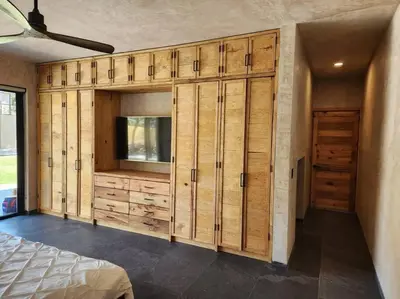 Una televisión o centro de entretenimiento en ACOGEDORA CASa EN MALINALCO