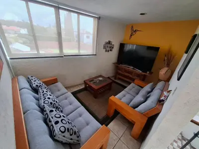 Plano de Hermosa casa estilo rustico en Puebla de Zaragoza