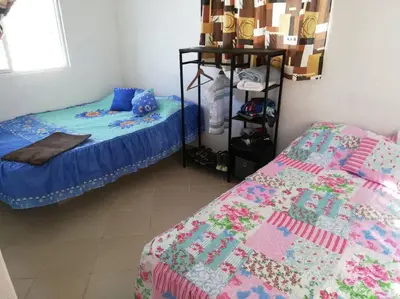 Cama o camas de una habitación en Casa Natalia