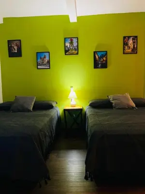 Cama o camas de una habitación en Casa Don José LIMA Suite