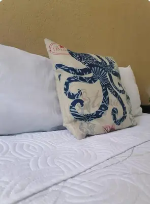 Cama o camas de una habitación en Casa Zen Santa cruz