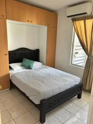 Cama o camas de una habitación en Departamento Economico Arroyo