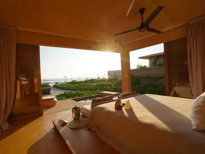 Zona de estar de Kymaia Hotel Puerto Escondido