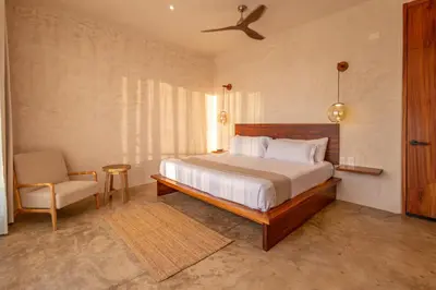 Cama o camas de una habitación en Casa Los Dichos