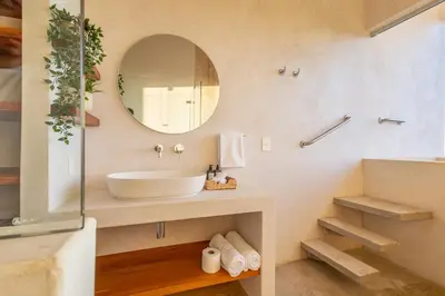 Un baño de Casa Los Dichos