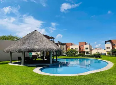 Piscina en o cerca de Casa Sauces Sur, alberca, billar, roof garden privado