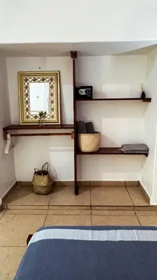 Cama o camas de una habitación en Casa Eulogia y Fortunata con AC y Desayuno a pasos del mar