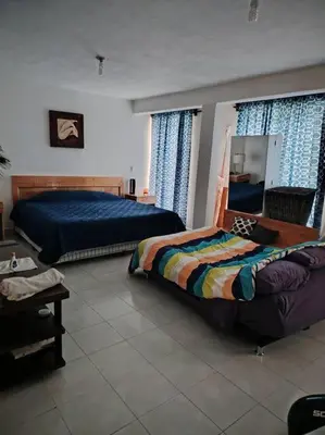 Cama o camas de una habitación en Buen lugar para descansar