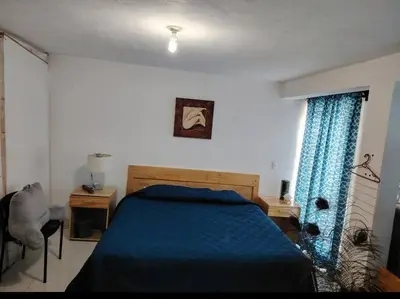 Cama o camas de una habitación en Buen lugar para descansar