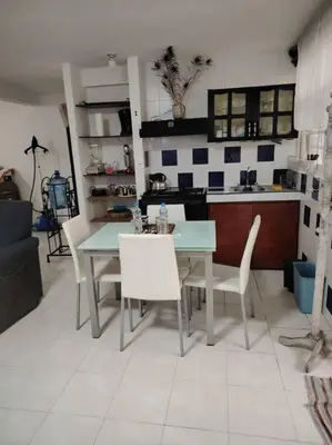 Una cocina o zona de cocina en Buen lugar para descansar