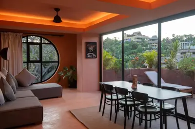 Zona de estar de Casa Toro La Punta