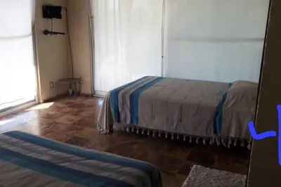 Cama o camas de una habitación en Casa Alce