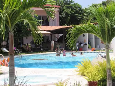 Piscina en o cerca de Casa Alce
