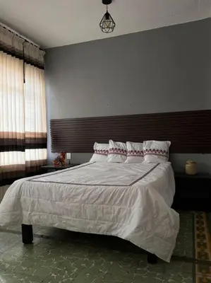 Cama o camas de una habitación en Departamento Centro Histórico